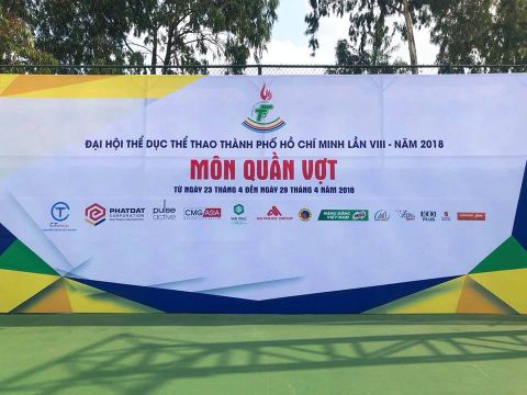 FORHEADS hân hạnh cùng Đại hội thể dục thể thao TP. Hồ Chí Minh lần VIII - Năm 2018 - Môn quần vợt với bóng thi đấu chính thức HEAD Championship.