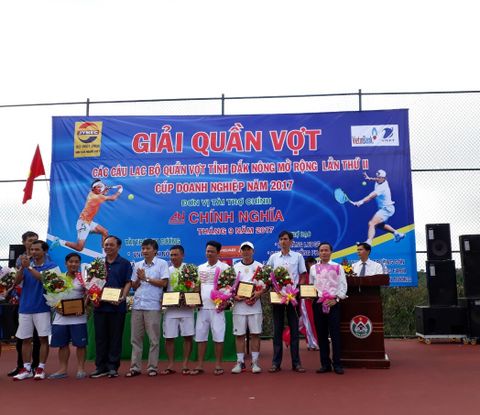 Forheads hân hạnh đồng hành cùng Giải quần vợt CLB bộ tỉnh Đăk Nông mở rộng 2017