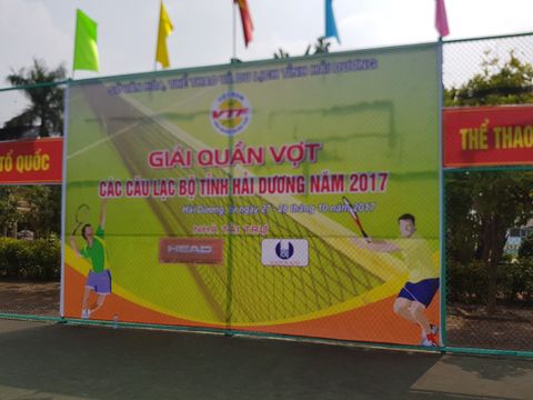 Công ty cổ phần Trí Tuệ - Forheads hân hạnh đồng hành cùng Giải quần vợt các CLB tỉnh Hải Dương năm 2017