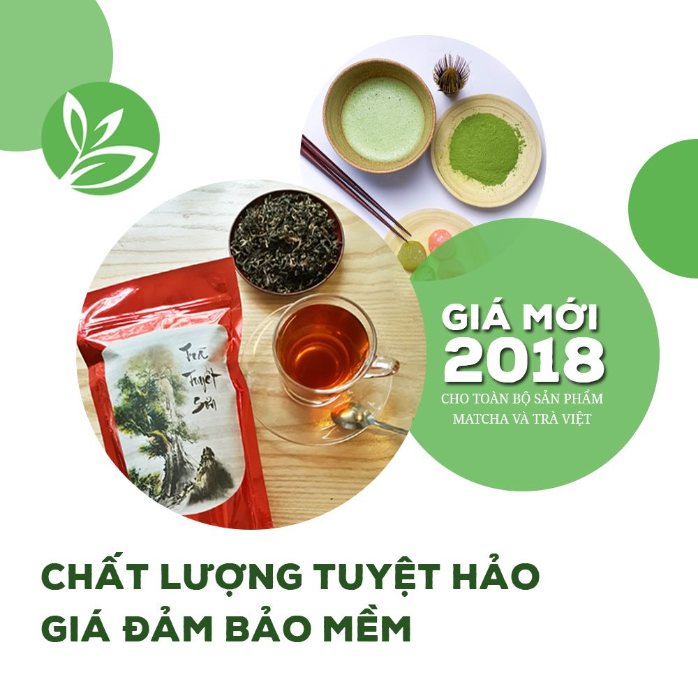 Mua ngay matcha, trà xanh, trà đen chất lượng tuyệt hảo, đảm bảo giá mềm