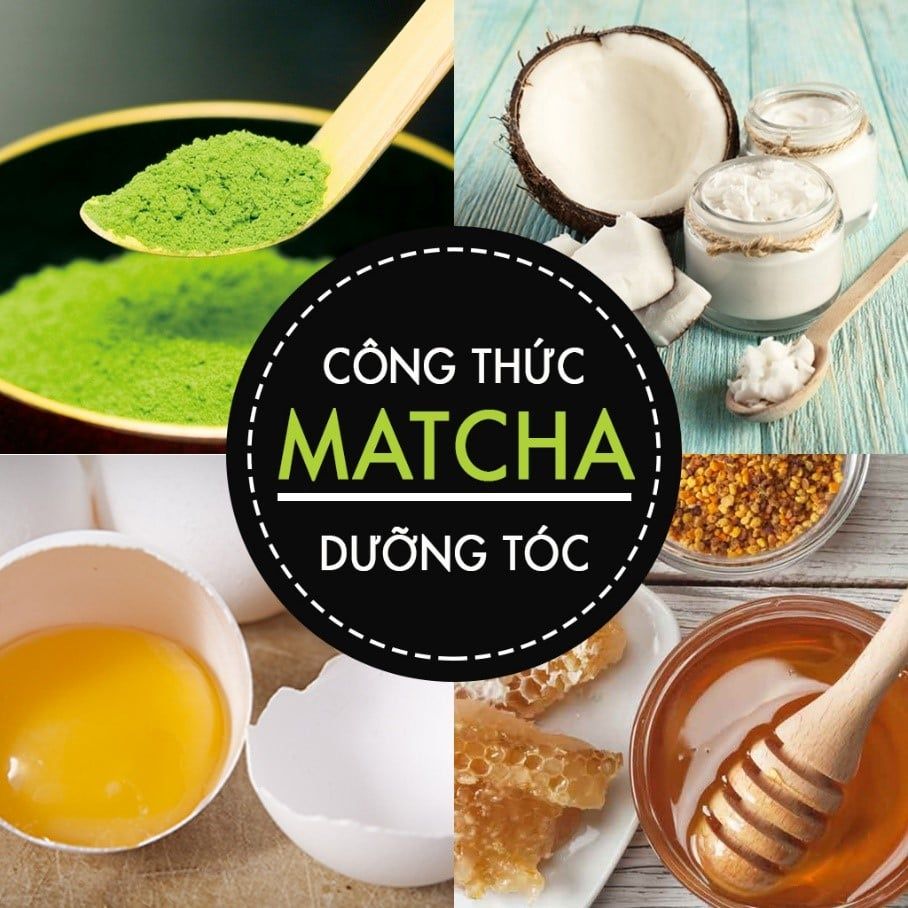 Sở hữu mái tóc suôn mượt với bột trà xanh matcha