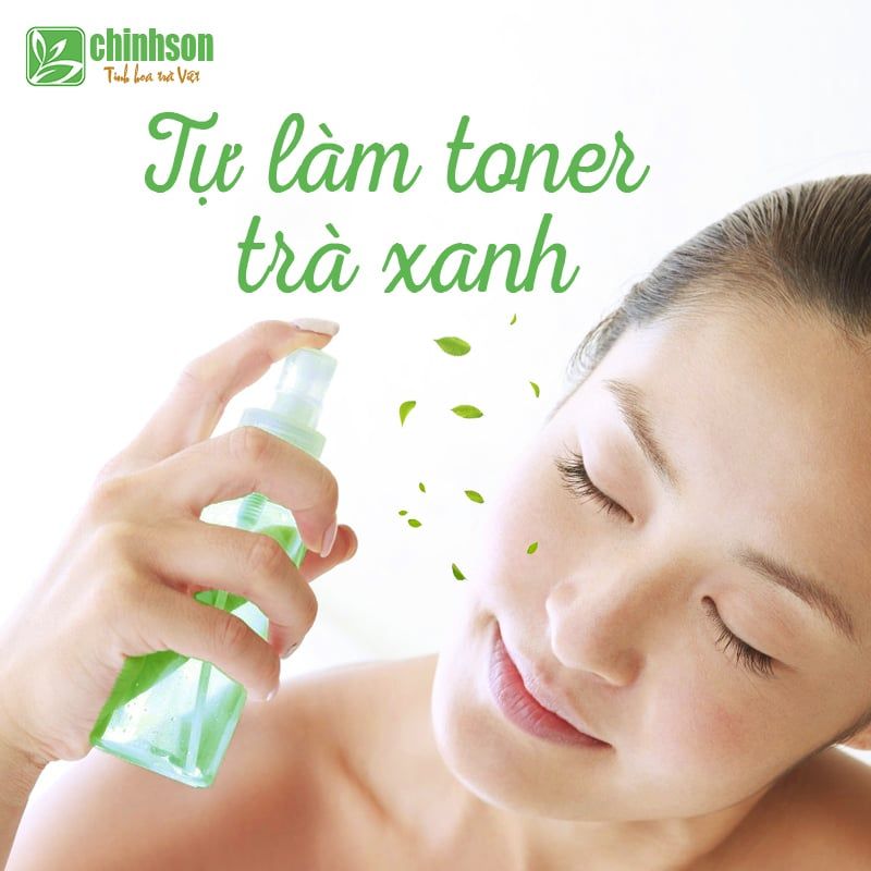 Cách làm toner từ bột trà xanh để làm sạch và dưỡng da