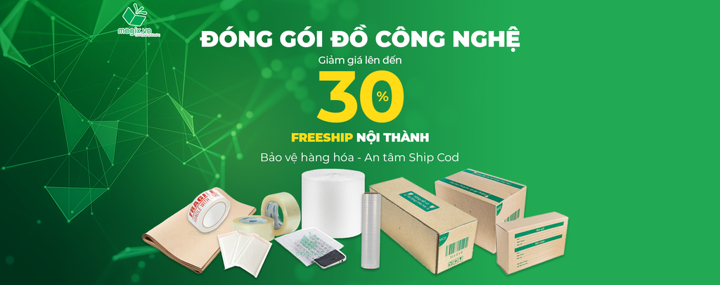 GIẢM GIÁ LÊN ĐẾN 30% BAO BÌ ĐÓNG GÓI ĐỒ CÔNG NGHỆ TẠI MAGIX.VN