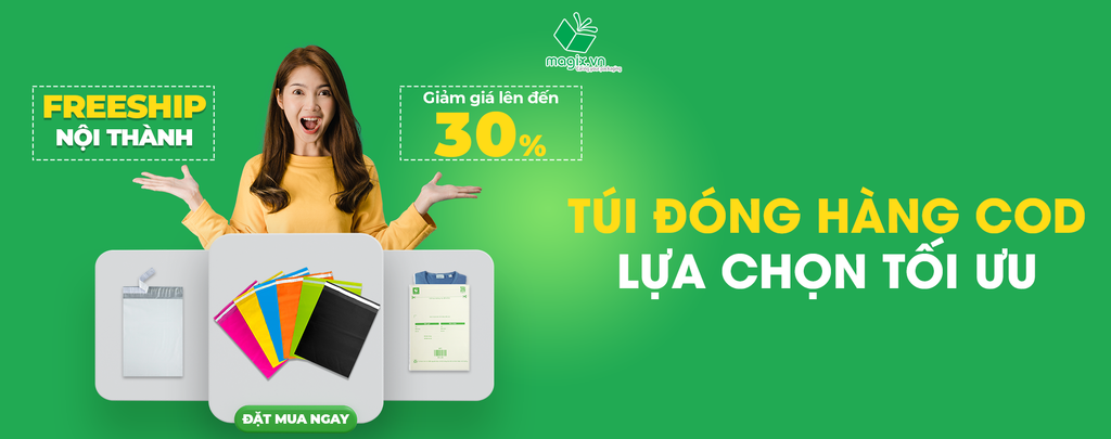 TÚI ĐÓNG HÀNG COD – LỰA CHỌN TỐI ƯU ĐÓNG GÓI SẢN PHẨM PHỤ KIỆN NHỎ