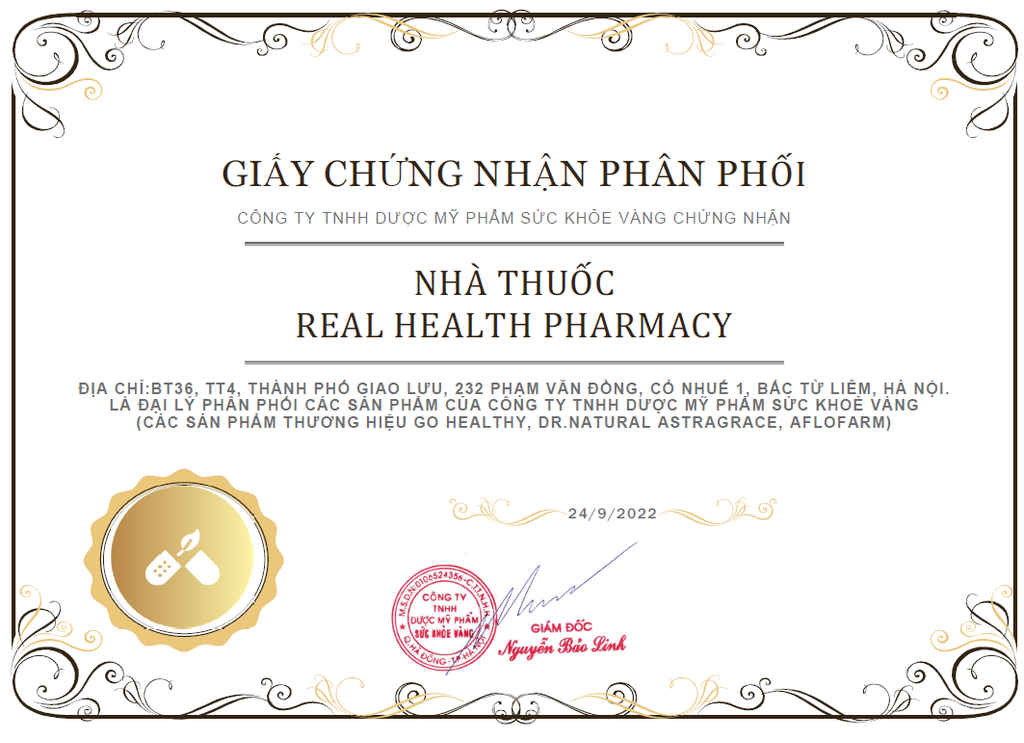 Thuốc Việt nhận chứng nhận phân phối sản phẩm của Dr.Natural