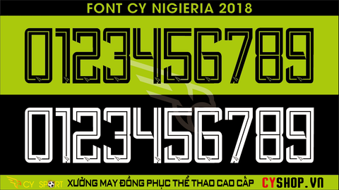 FONT NUMBER NIGIERIA 2018