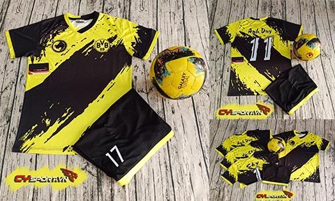 Áo bóng đá thiết kế - ĐT Dortmund.