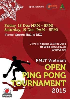 The Ping Pong Open Tournament 2015