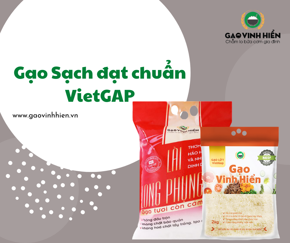 Những loại gạo thương hiệu Vinh Hiển nào đạt tiêu chuẩn VietGAP?