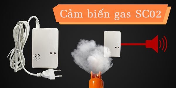 Thiết Bị Cảm Biến Gas SMARTZ SC02 (Ảnh 1)