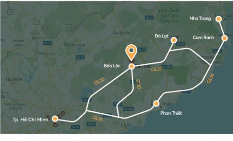 Kết nối giao thông thành phố Bảo Lộc, Cách di chuyển từ Bảo Lộc đi các tỉnh
