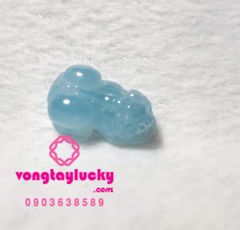 đá Aquamarine ngọc xanh biển, bòng tay mệnh thủy, vòng tay mệnh mộc, tỳ hưu đá aquamarine, dây cổ đà Aquamarine, đá phong thủy trừ tà,