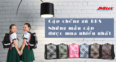 Cặp chống gù BPS - Những mẫu cặp được mua nhiều nhất