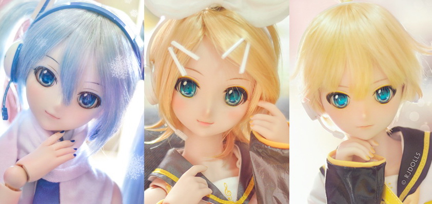 [HOT] Khui hộp DollfIe Dream Snow Miku, Kagamine Rin và Kagamine Len