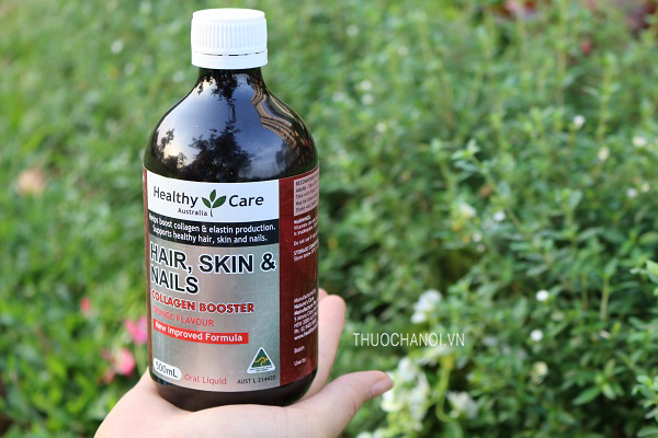 Collagen dạng nước Healthy - Collagen Booster Hair, Skin & Nails 500m