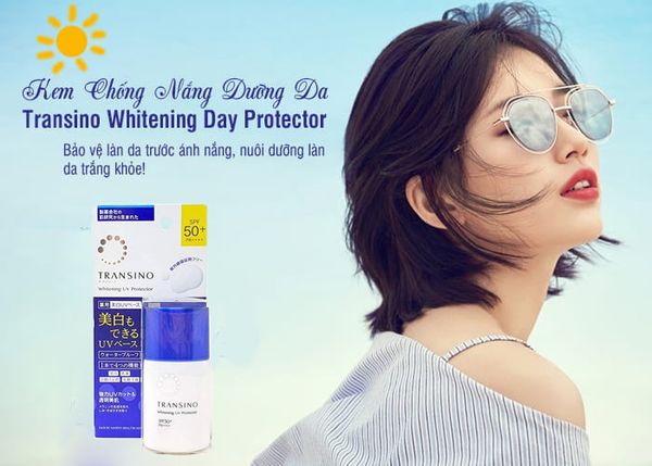 Kem ngày chống nắng trị nám TRANSINO Whitening UV Protector SPF50+PA++++