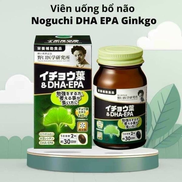 Viên Uống Bổ Não DHA - EPA Ginkgo Noguchi 60 viên