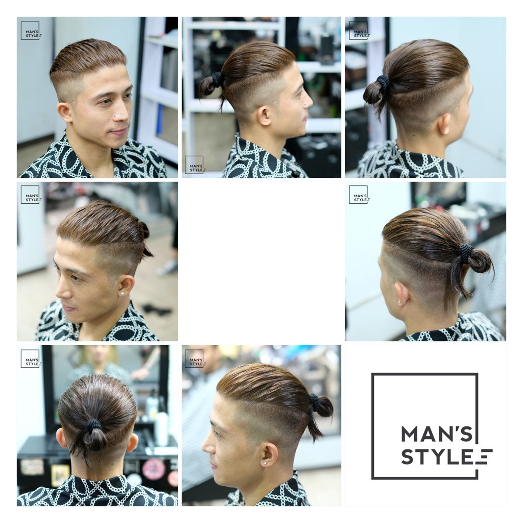 MORRIS MOTLEY - Zuy Minh HairSalon - Man Bun to Top Knot HairStyle - M – Man's  Styles