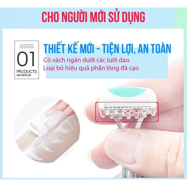 Dao Cạo Vùng Bikini Kai Razor Bộ 2 CáiDao Cạo Vùng Bikini Kai Razor Bộ