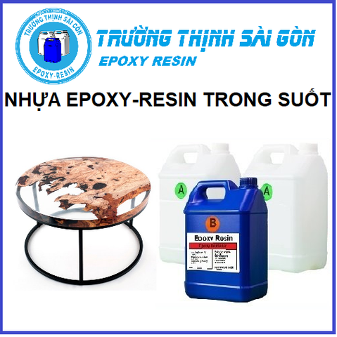 Nhựa Epoxy Resin trong suốt - Keo Epoxy AB - Keo dán đa năng - Resin UV