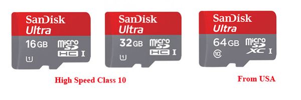 Thẻ Nhớ 32GB Sandisk Micro SD Ultra