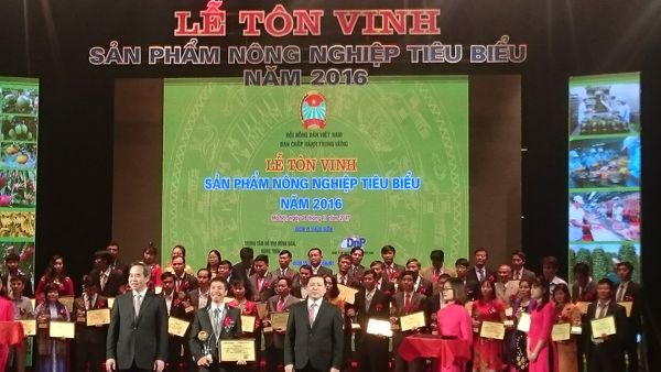 Dori được Chứng nhận sản phẩm nông nghiệp tiêu biểu của Trung ương Hội nông dân Việt Nam - 2016