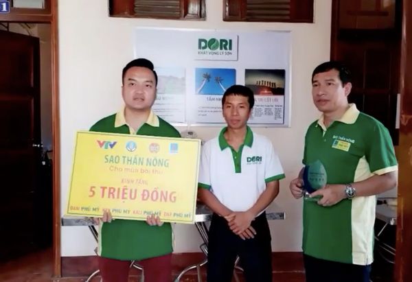 Dori được trao Giải thưởng Sao thần nông do Đài Truyền hình Việt Nam, Bộ Nông nghiệp và PTNT và Trung ương Hội Nông dân Việt Nam trao tặng năm 2018