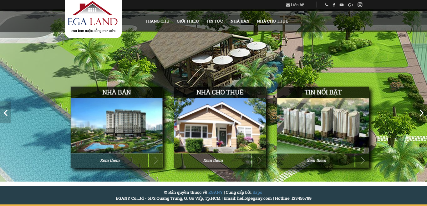 Hướng dẫn cài đặt EGA Land