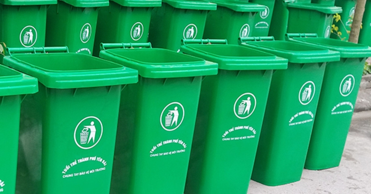 Thùng rác nhựa HDPE 120L