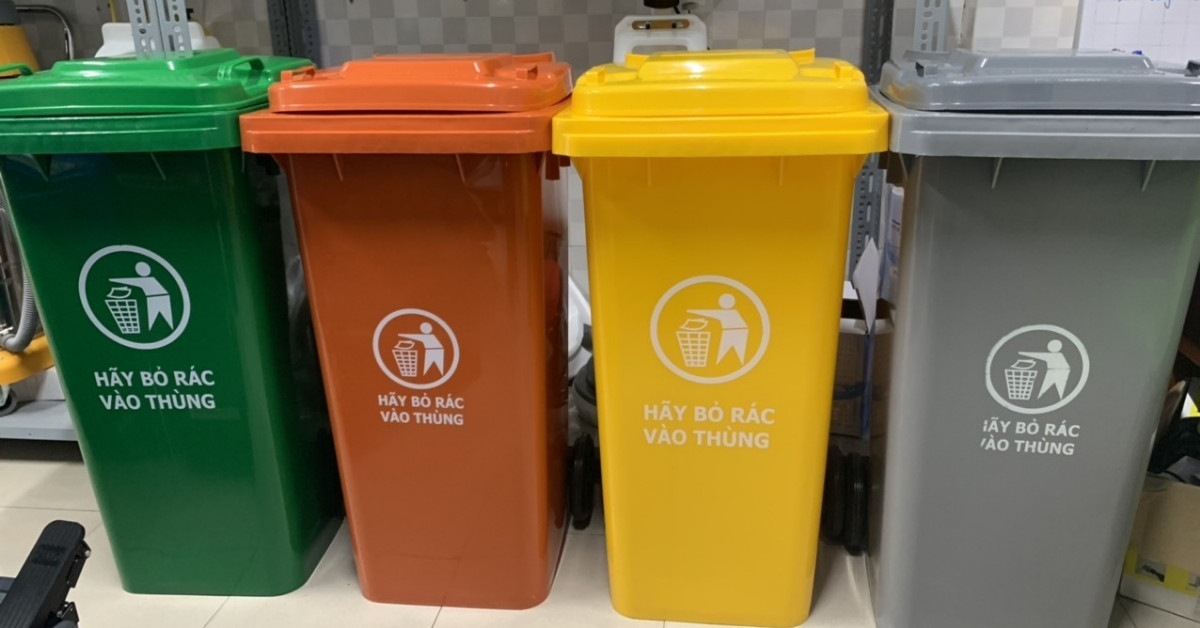 Đặc điểm nổi bật của thùng rác nhựa HDPE 120L