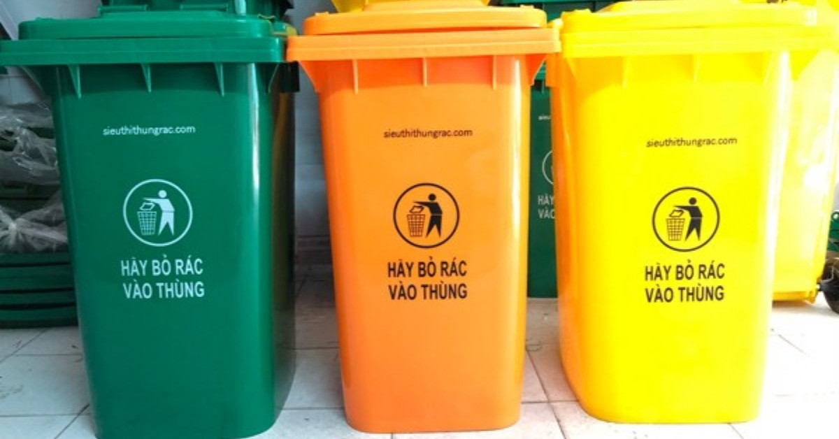Ứng dụng của thùng rác nhựa HDPE 120L