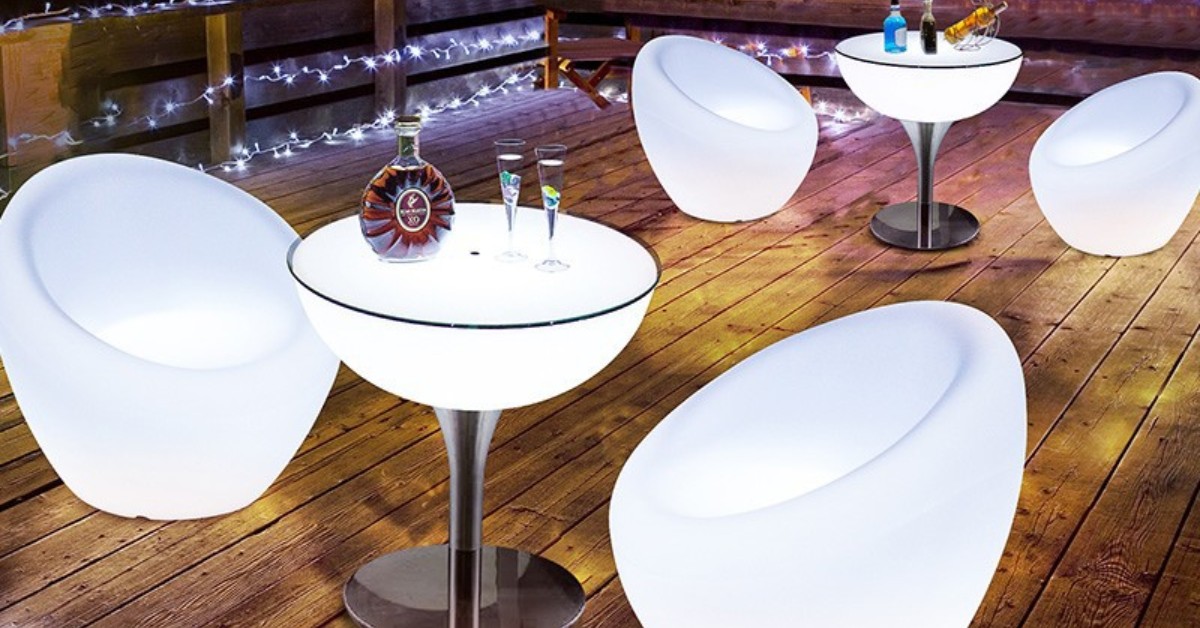 Công nghệ đèn LED trong thiết kế bàn ghế
