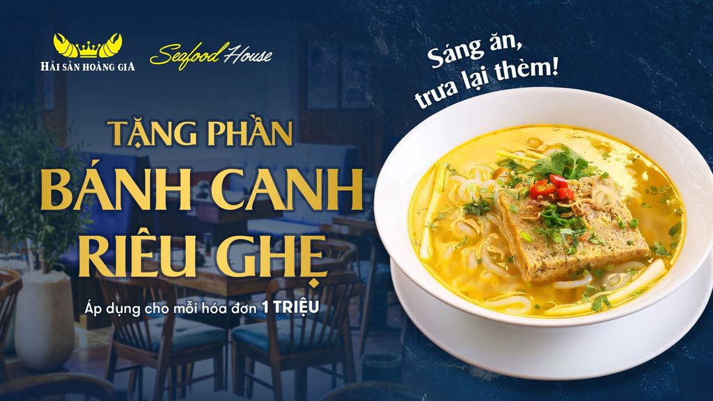 TẶNG PHẦN BÁNH CANH RIÊU GHẸ
