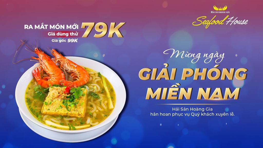 MỪNG ĐẠI LỄ - RA MẮT MÓN MỚI BÁNH CANH RIÊU GHẸ TÔM SÚ BIỂN 79K