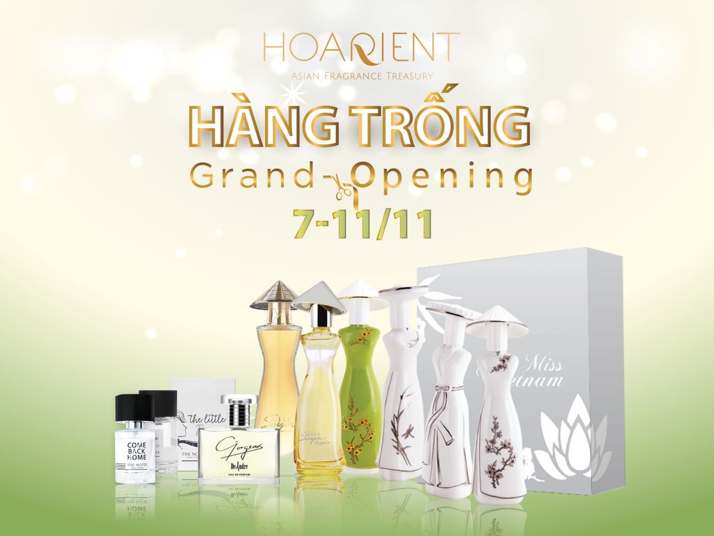 HOARIENT TƯNG BỪNG KHUYẾN MÃI NHÂN DỊP KHAI TRƯƠNG CỬA HÀNG MỚI TẠI SỐ 40 HÀNG TRỐNG HÀ NỘI