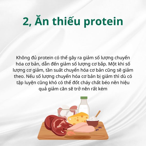 ăn đủ lượng đạm protein cho cơ thể
