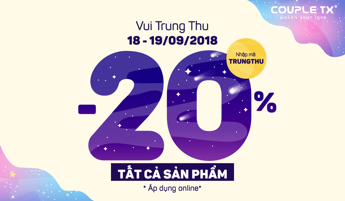 VUI TRUNG THU | ƯU ĐÃI ĐẾN 20% KHI MUA ONLINE