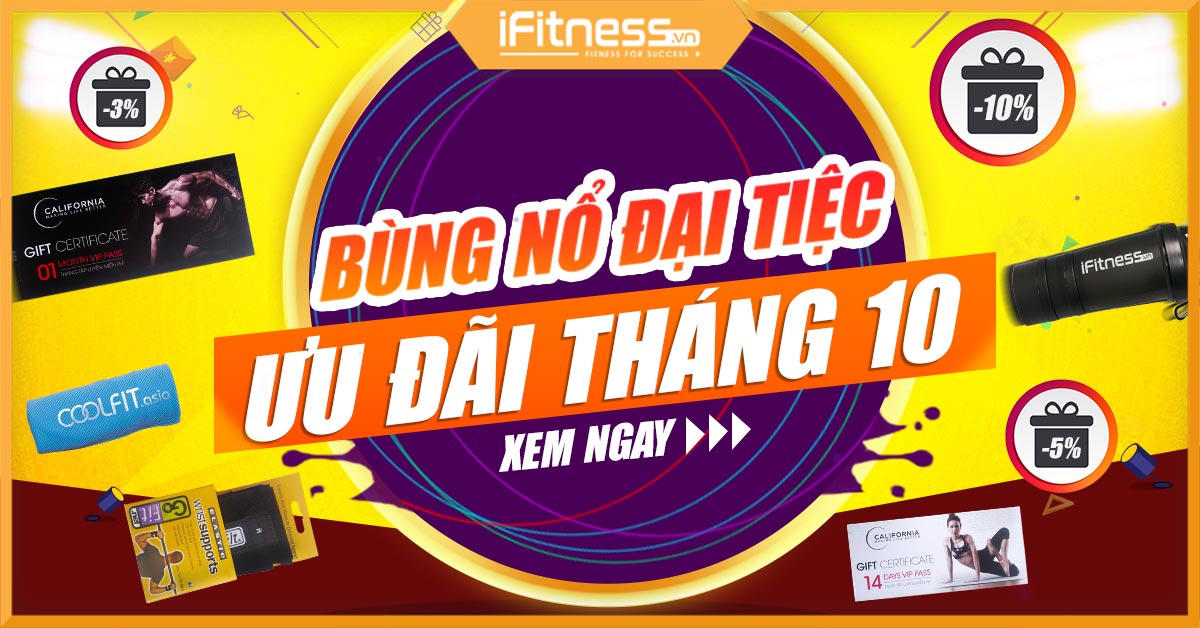 BÙNG NỔ ĐẠI TIỆC ƯU ĐÃI THÁNG 10 - GIẢM ĐÃ ĐỜI - QUÀ BAO LA