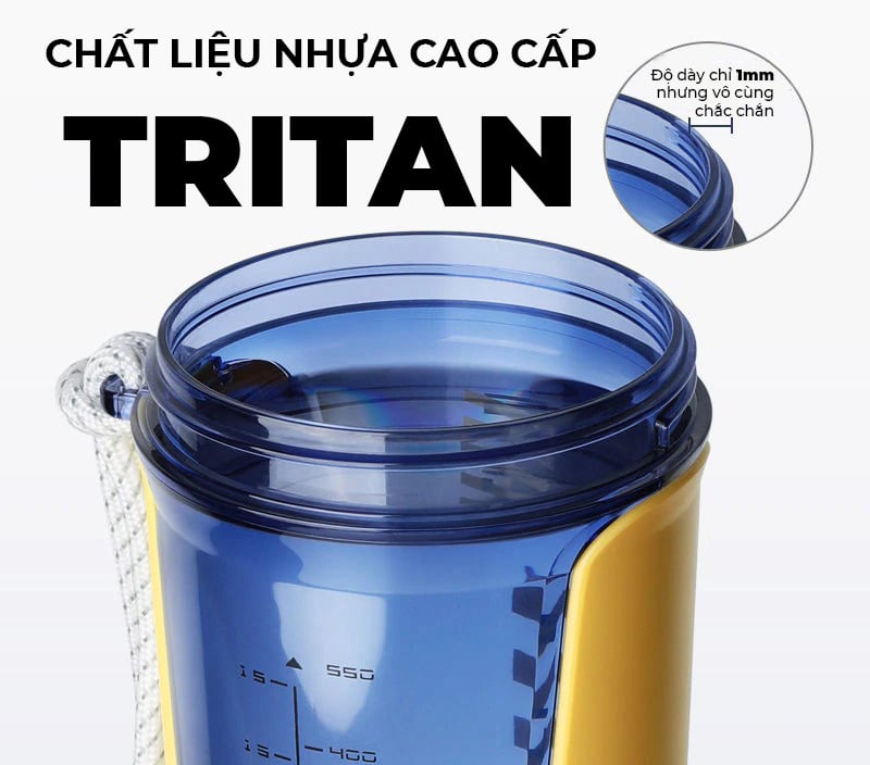 livefit shake tritan chat lieu cao cap