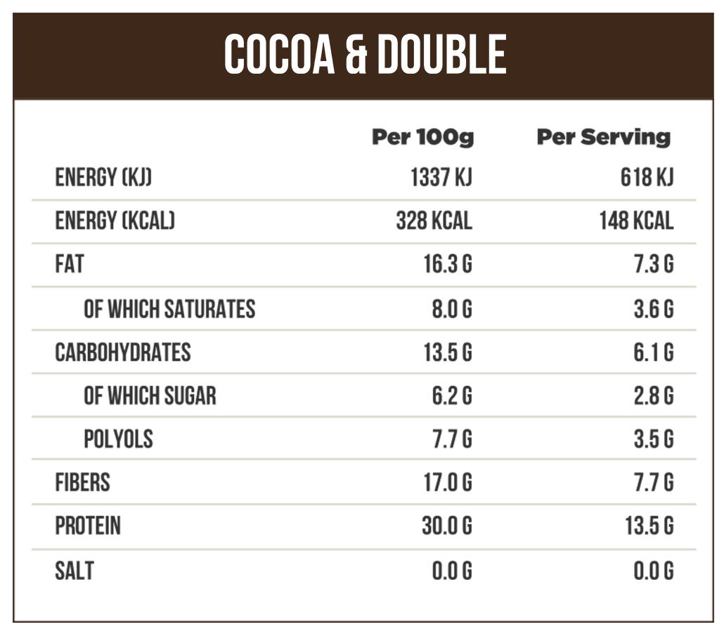 Protein Bar Cocoa & Double