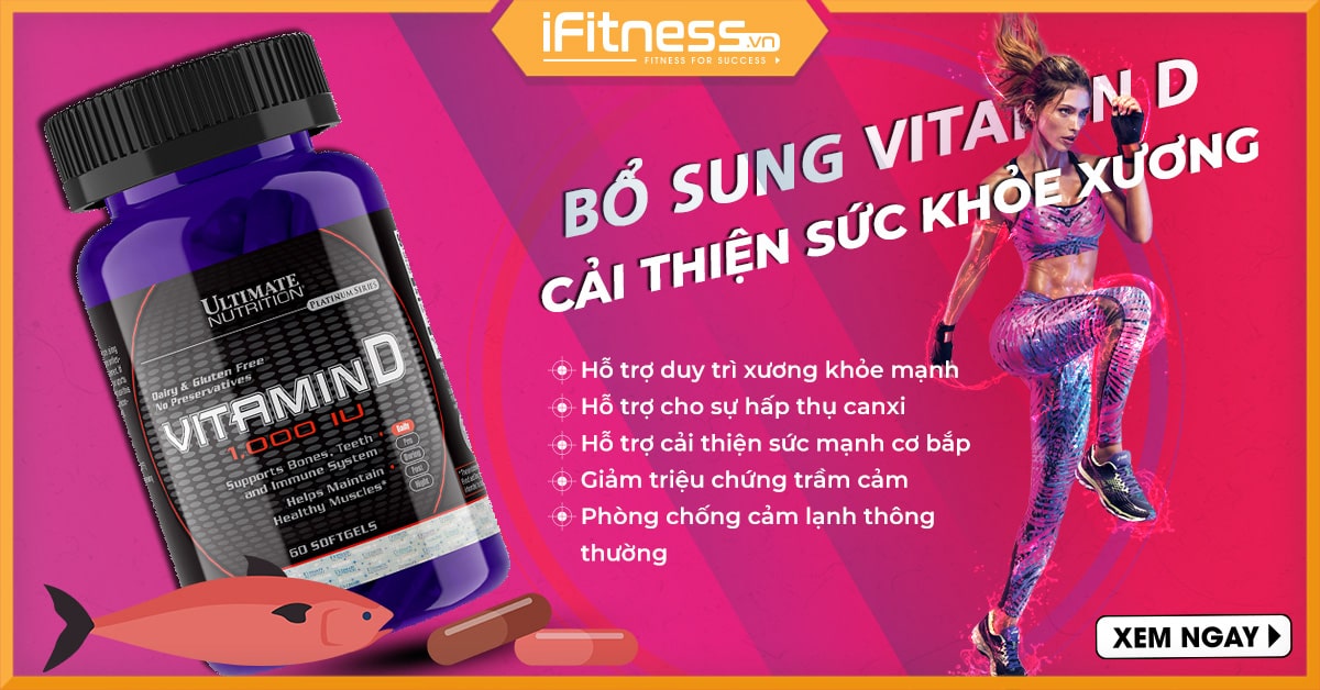 vien uong bo sung ultimate nutrition vitamin D