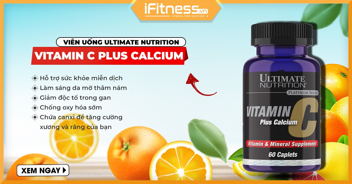 vien uong ultimate nutrition vitamin c cacium