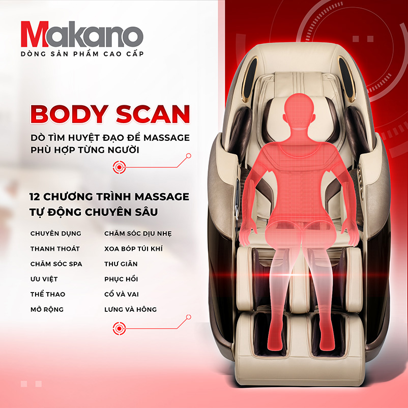 Ghế Massage Makano DVGM-10002