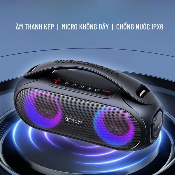 Loa Bluetooth Karaoke Xách Tay Soontran M6