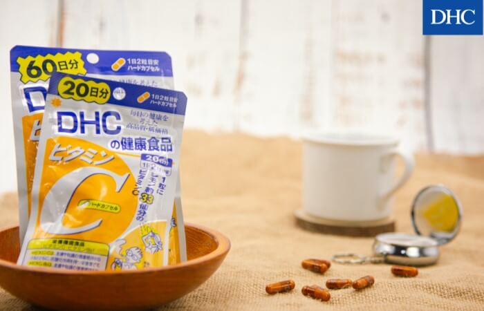 Viên uống vitamin C DHC Vitamin C Hard Capsule tăng cường sức đề kháng
