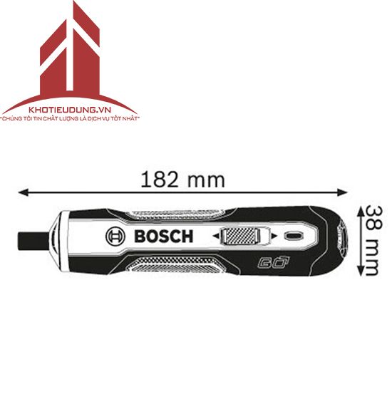 Thông số kĩ thuật của may van vit dung pin Bosch Go