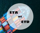 THE DIFFERENCE BETWEEN ESTIMATED TIME OF ARRIVAL (ETA) AND ESTIMATED TIME OF DEPARTURE (ETD)
