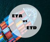 THE DIFFERENCE BETWEEN ESTIMATED TIME OF ARRIVAL (ETA) AND ESTIMATED TIME OF DEPARTURE (ETD)
