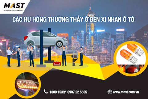 Top 5 các hư hỏng thường thấy ở đèn xi nhan ô tô và cách sửa chữa