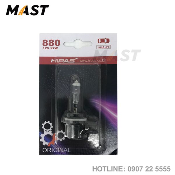 Bóng đèn HIPAS H880 (H27/1) 12V 27W (LONG LIFE)